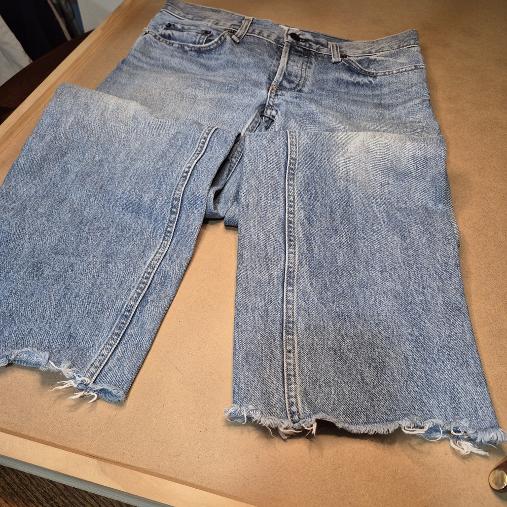 ASKK NY Light Blue Cropped Ankle Jeans